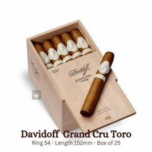 CIGAR CERUTU Davidoff Grand Cru Toro - Box of 25