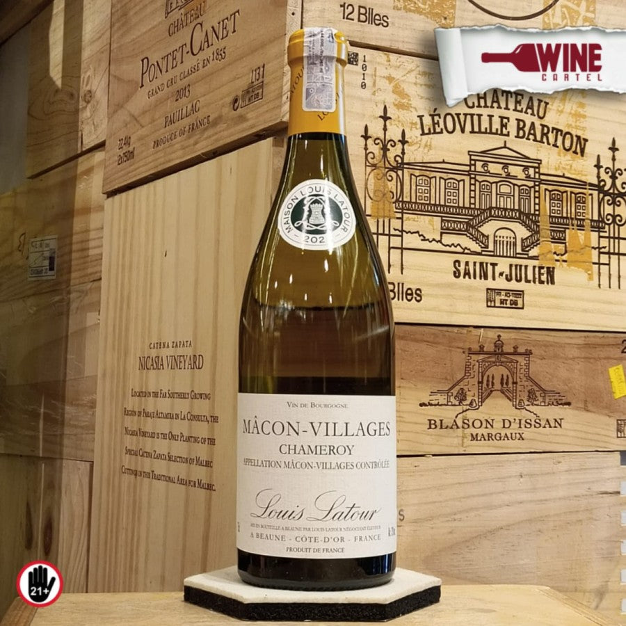 WHITE WINE Louis Latour Macon Villages Chameroy 750ML FRANCE