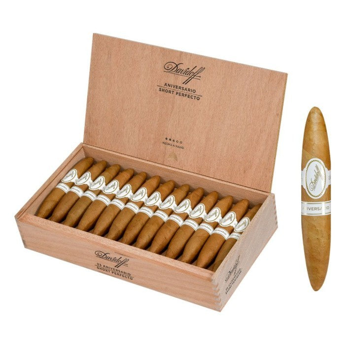 CIGAR CERUTU Davidoff Aniversario Short Perfecto - Box of 25 Cerutu