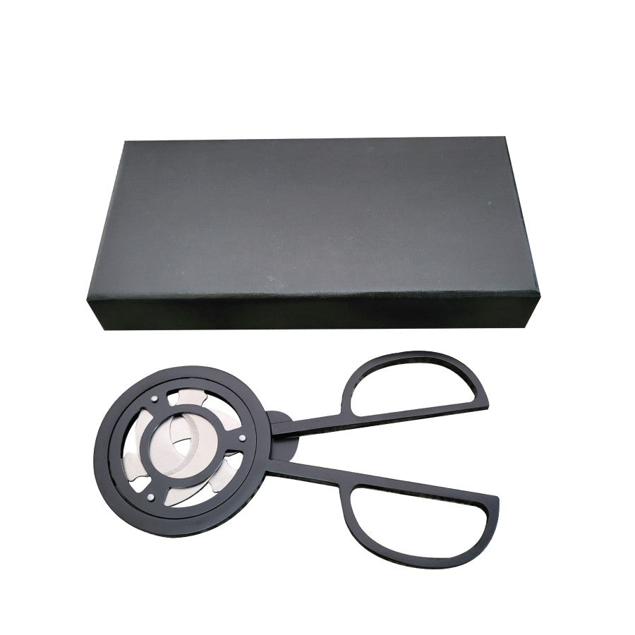 Gunting Pemotong Cigar Cerutu Scissor Cutter (3 Colors) - Black Hitam