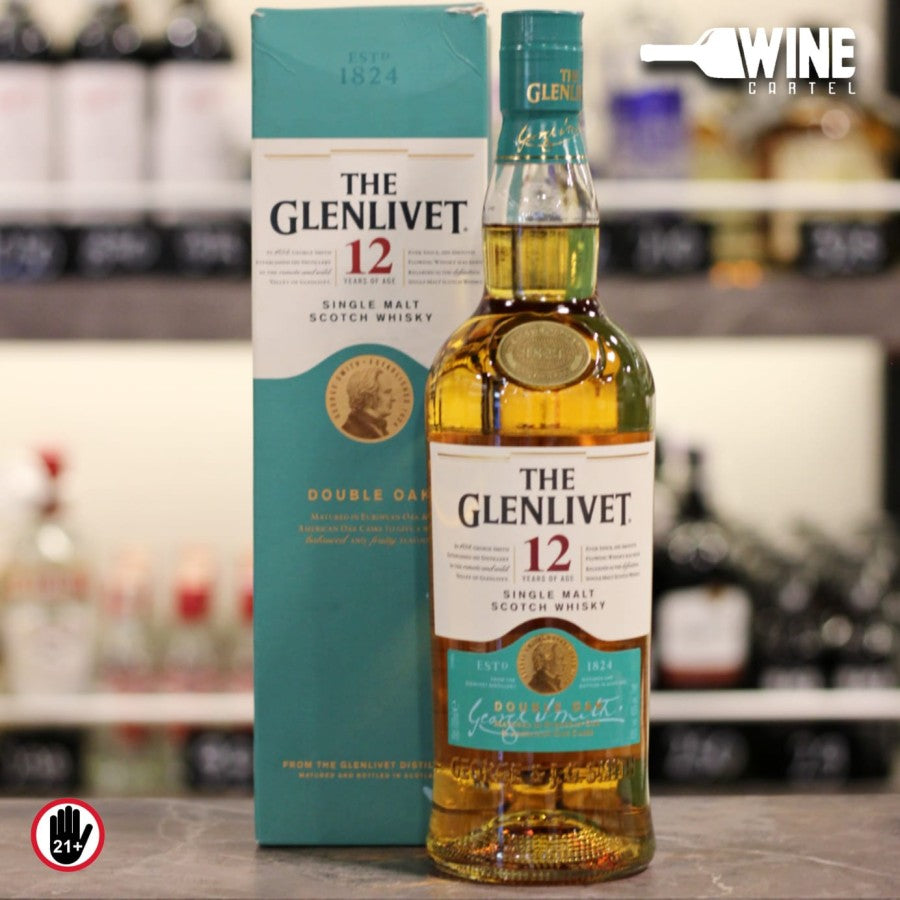 WHISKY Glenlivet 12 Years Double Oak - Single malt Scotch 700ml. SCOTLAND