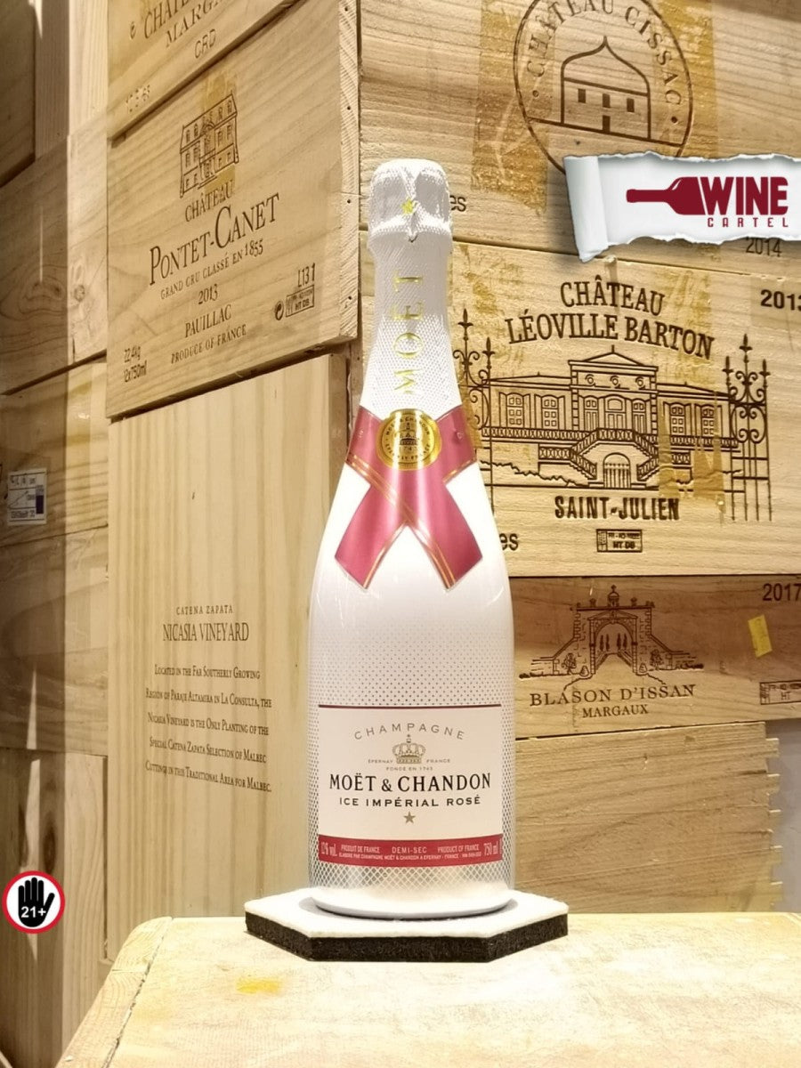 CHAMPAGNE Moet & Chandon Champagne ICE IMPERIAL ROSE 750mL FRANCE