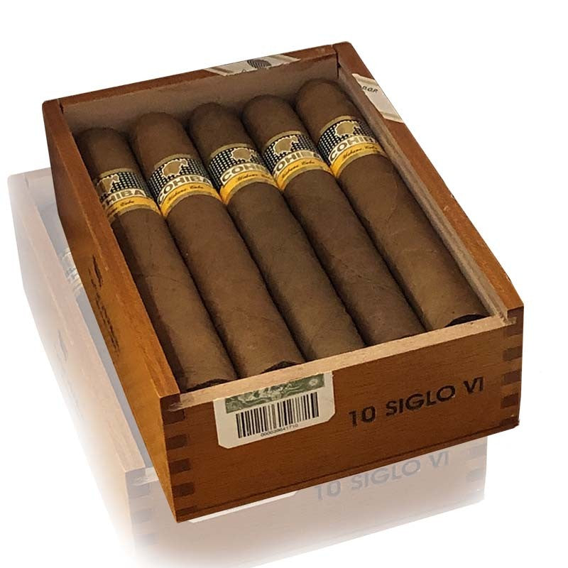 Cerutu Cigar COHIBA Siglo VI 6 Isi 10 Tube Pack Cuban