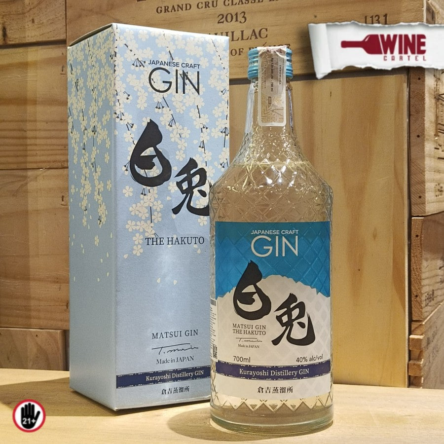 JAPANESE GIN The Hakuto Gin - 700ml JAPAN Craft Matsui JEPANG