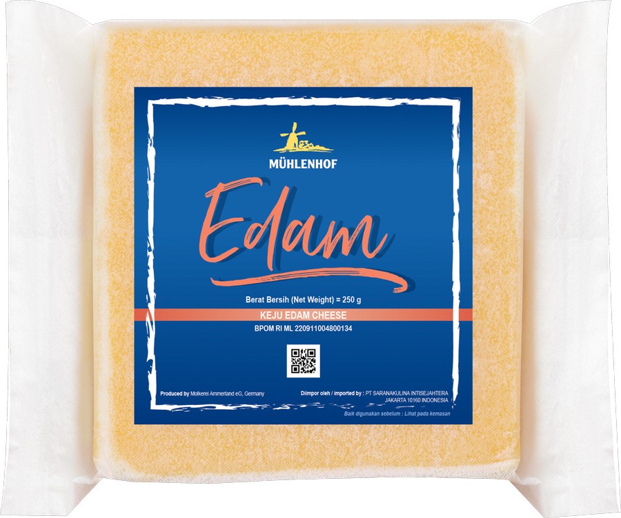 Edam Cheese Keju Edam Muhlenhof 250g GERMANY