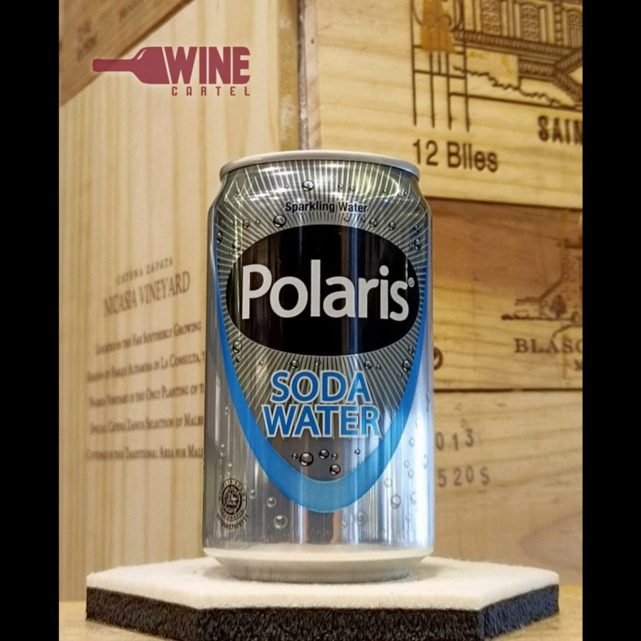 Polaris Soda Water Can Air Soda 330 ml INDONESIA