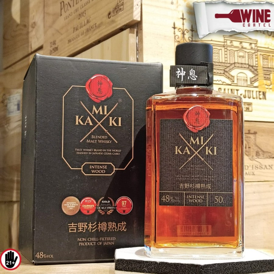 Kamiki Intense Wood Blended Malt Japanese 500mL JEPANG