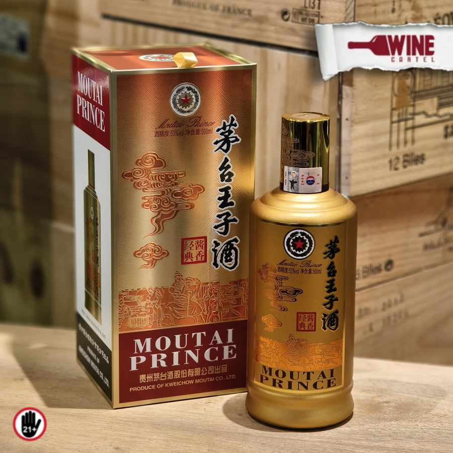 CHINESE SPIRITS Kweichow Moutai Prince Chinese Baijiu 500mL Chinnesse Liquor