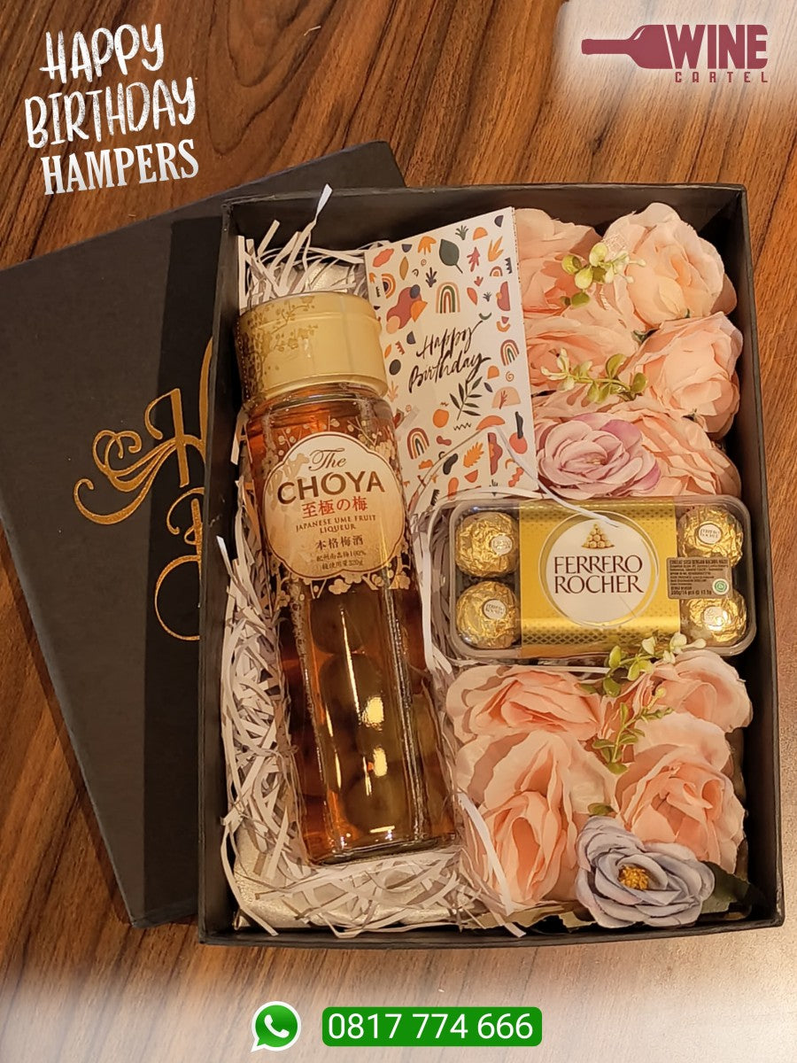 SPECIAL BIRTHDAY HAMPERS The Choya Umeshu Single Year (650ml) - Japanese Ume Fruit Liqueur JEPANG