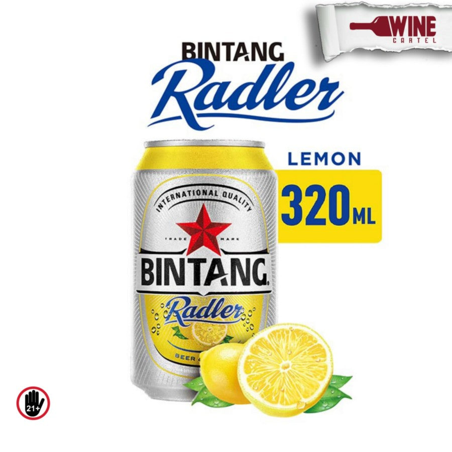 BIR Bintang Radler Lemon Can BEER 320ml INDONESIA