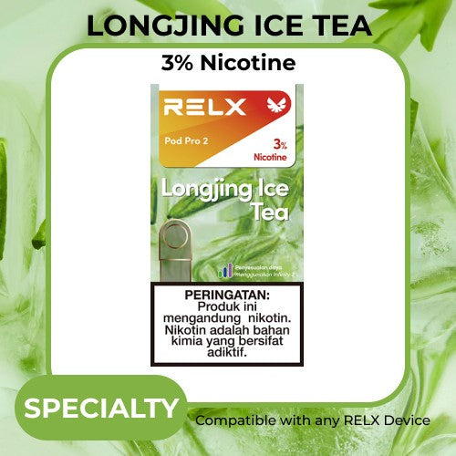 RELX Pod Pro 2 - Longjing Ice Tea (Isi 1 Pod) OFFICIAL