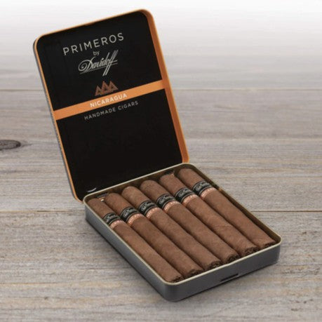 Cerutu Cigar DAVIDOFF Primeros Nicaragua (1 Tin of 6 Stick)