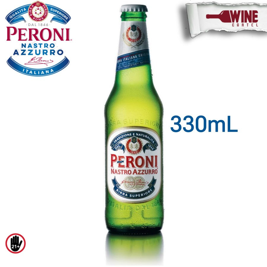 Beer Bir Peroni Nastro Azzurro 330ML Bottle ITALY