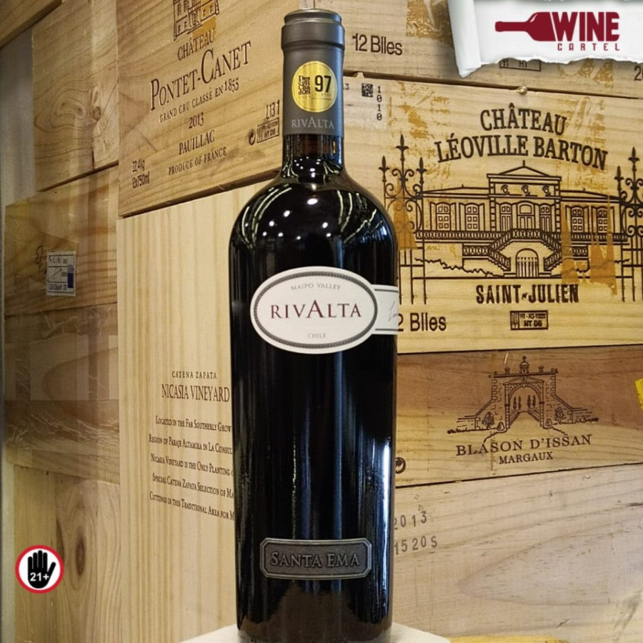 RED WINE Santa Ema Rivalta Maipo Valley 750mL CHILE