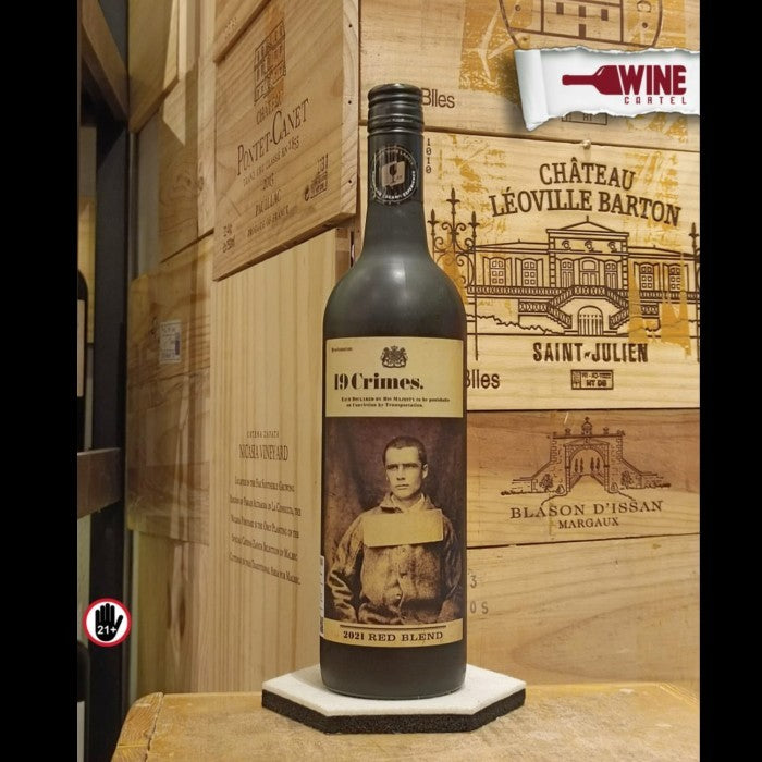 19 Crimes Red Blend -750ml 1 lusin 12 botol x 750mL AUSTRALIA