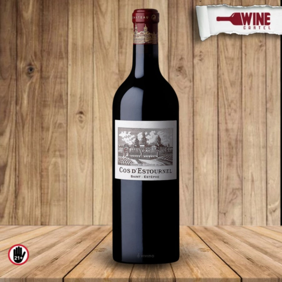 RED WINE 2017 Chateau Saint-Estephe Cos d'Estournel 750mL PREMIUM FRANCE