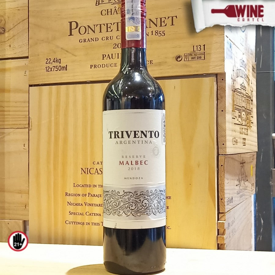 RED WINE TRIVENTO Reserve Malbec 750mL ARGENTINA