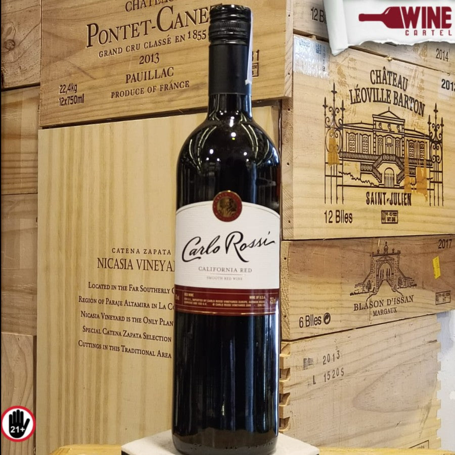 RED WINE Carlo Rossi California Red Wine [750 ml] USA