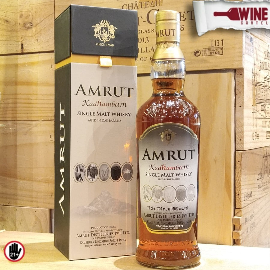 INDIAN WHISKY Amrut Kadhambam Indian Single Malt Whiskey 700mL INDIA