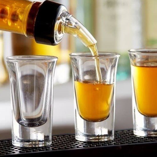 Gelas Sloki Kaca Mini Kecil Shooter Shot Alkohol Espresso Coffee Sirup Soju Whisky