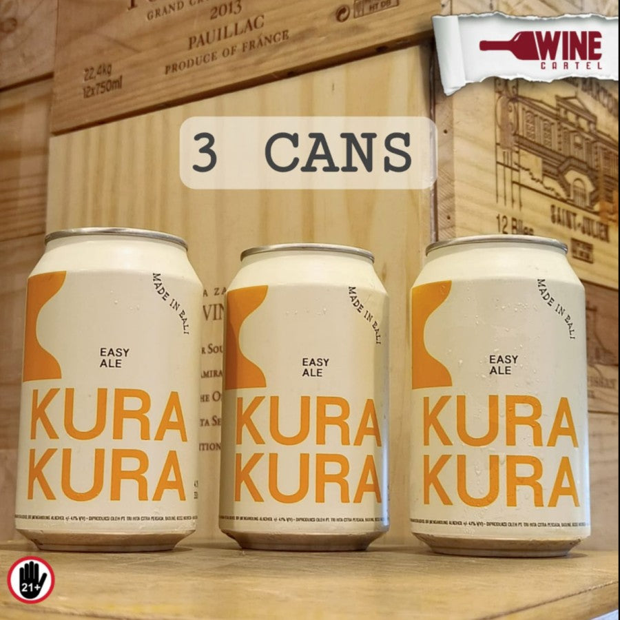 BEER Craft Beer Bir Kriya Kura Kura Easy Ale 330mL x 3 Cans INDONESIA