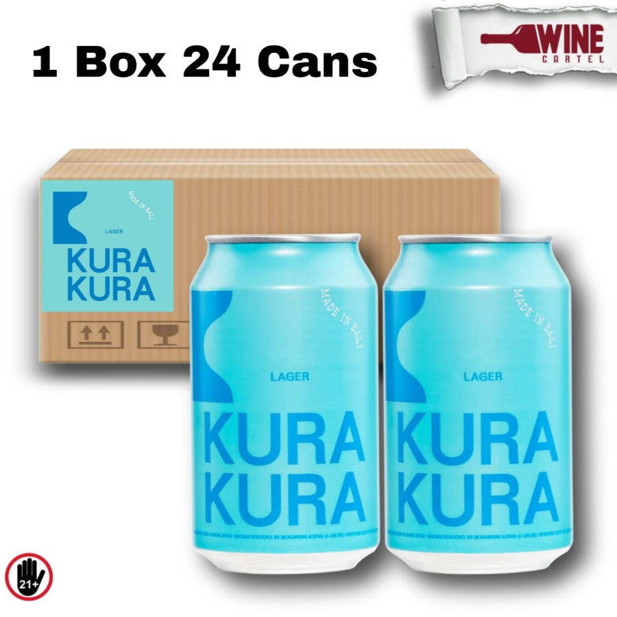 BIR Kura Kura Lager 330ml Craft Beer 1 BOX 24 CANS INDONESIA