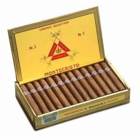 CIGAR CERUTU MONTECRISTO NO 5 / NO.5 PER BOX ( ISI 25 STICK ) ORIGINAL