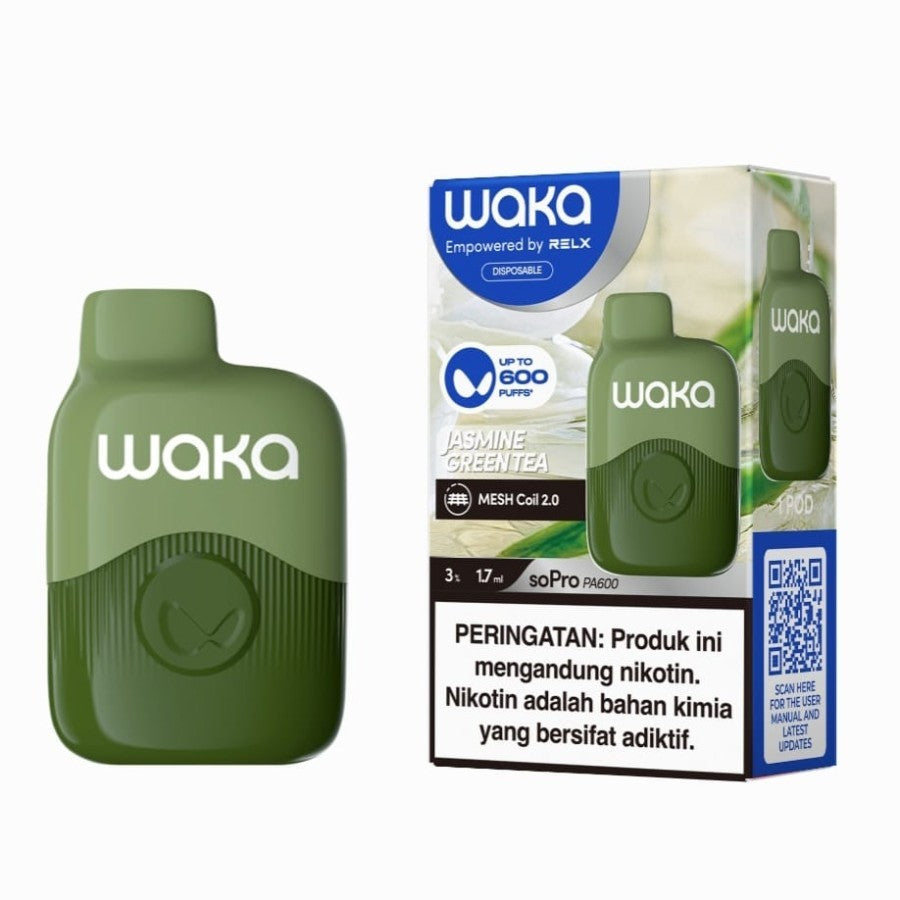 Waka Sopro - all variant - jasmine green tea Mini Pods Vape relx