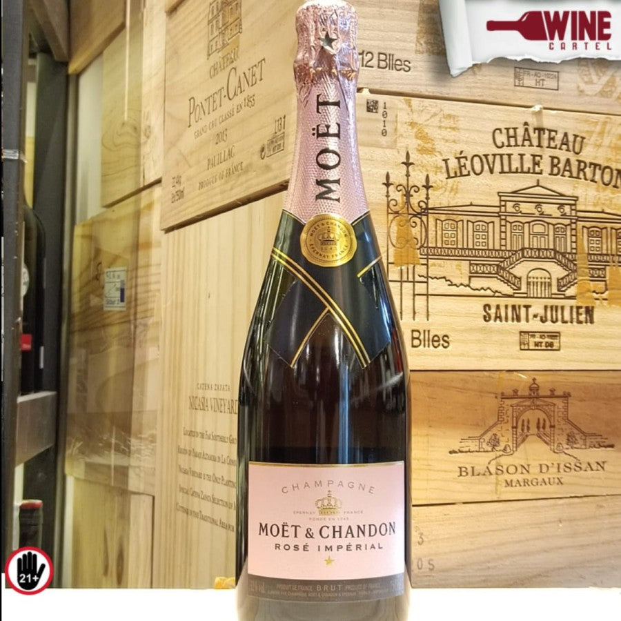 CHAMPAGNE Champagne Moet & Chandon Rose imperial 750mL Limited FRANCE