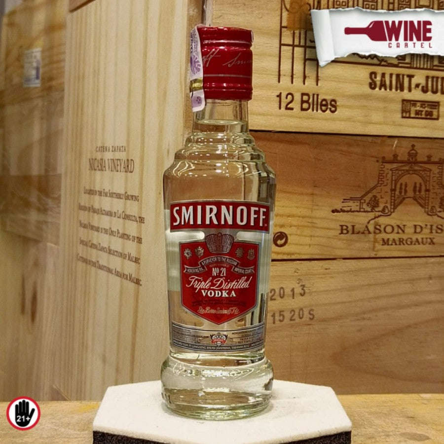 Smirnoff Vodka Red Label [200 mL] Original Registered RUSIA