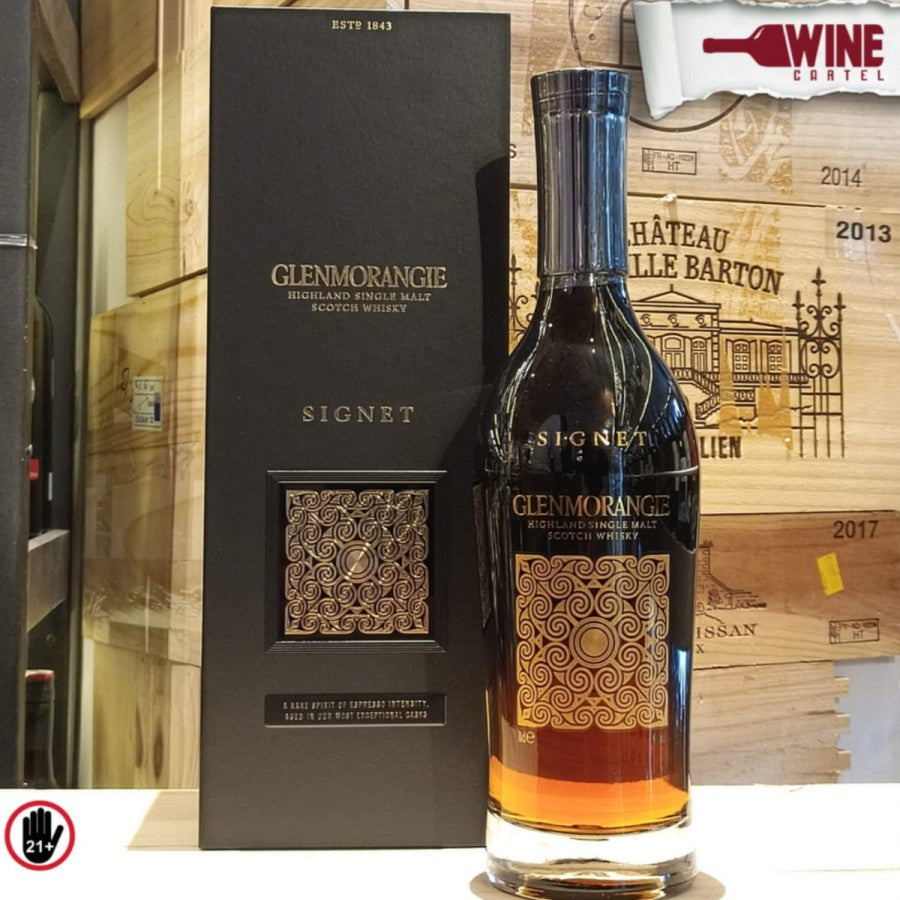 WHISKY Glenmorangie Signet Single Malt Scotch Whisky 700mL Original UK