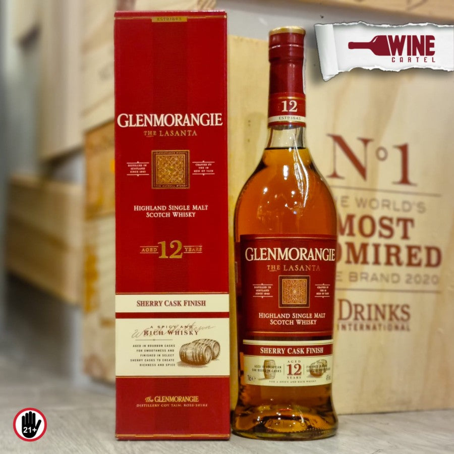 WHISKY Glenmorangie Lasanta 12 Years Old Single Malt Whisky 700ml