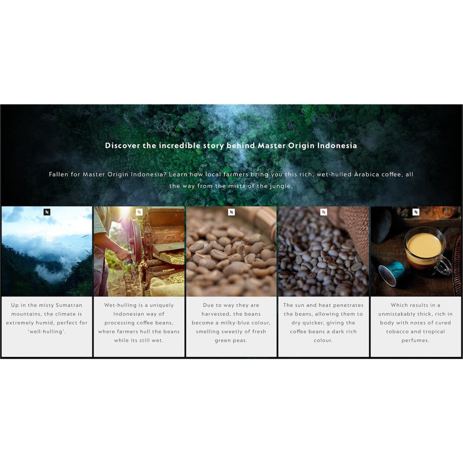 Nespresso Master Origin Indonesia Coffee Capsule / Kapsul Kopi