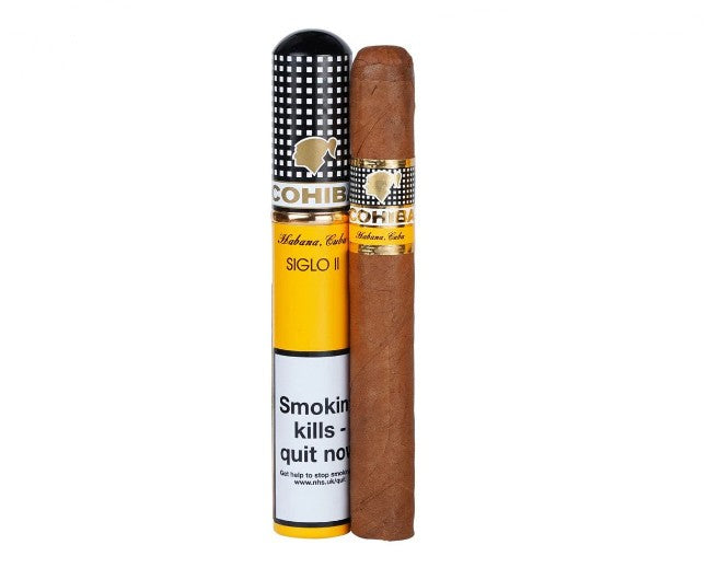 CERUTU CIGAR COHIBA SIGLO II WITH TUBOS /CIGAR SIGLO II/SINGLE CIGAR