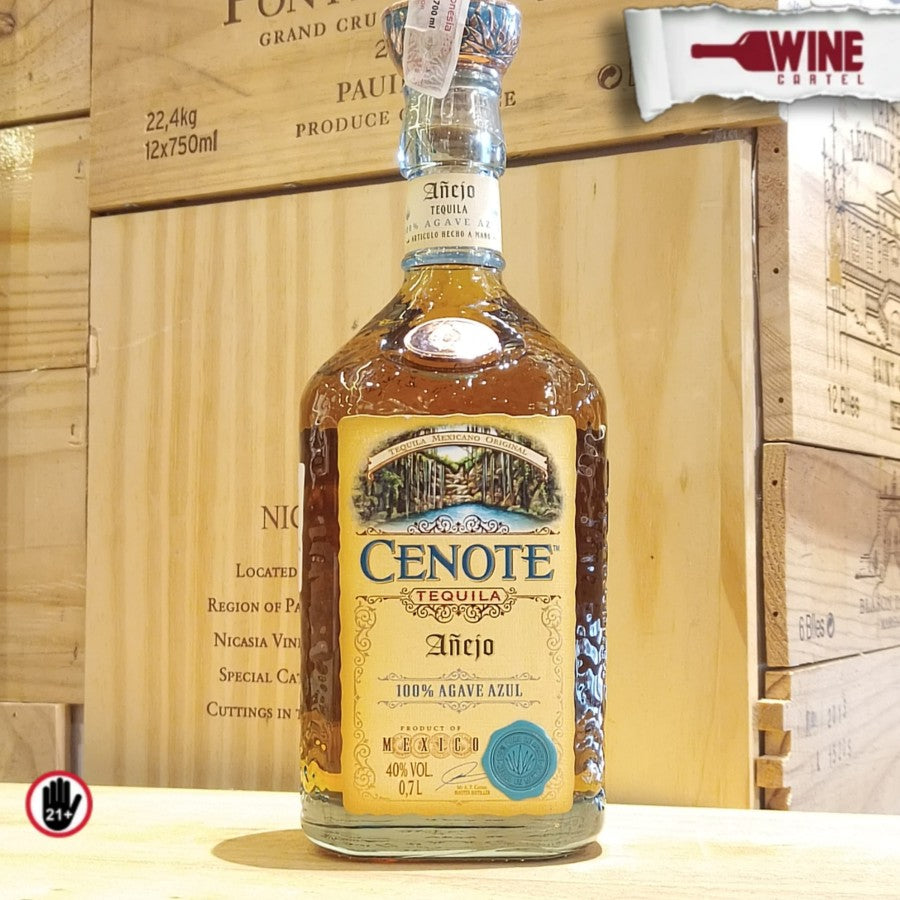 TEQUILA Cenote Anejo - Tequila 700mL MEXICO