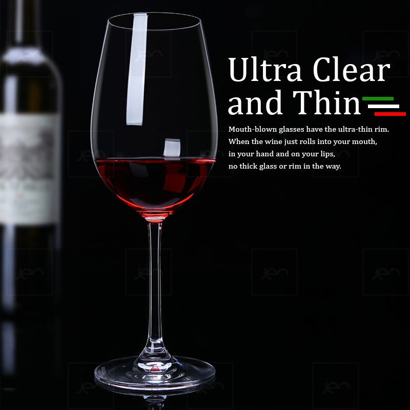 Gelas Wine Glass Elegant Ultra Thin & Clear RHONE Wine PREMIUM -400mL