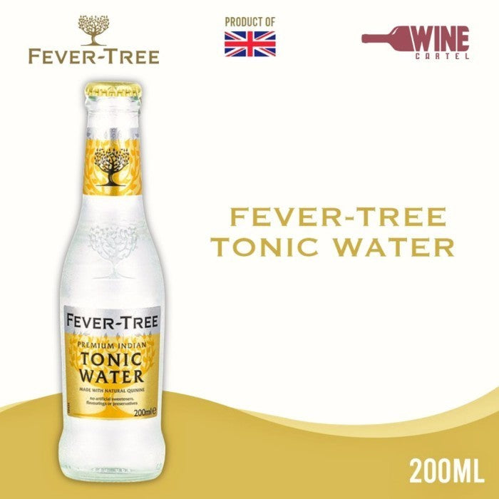 Fever fever tree Premium indian tonic water 200ml X 24 BOTOL UK