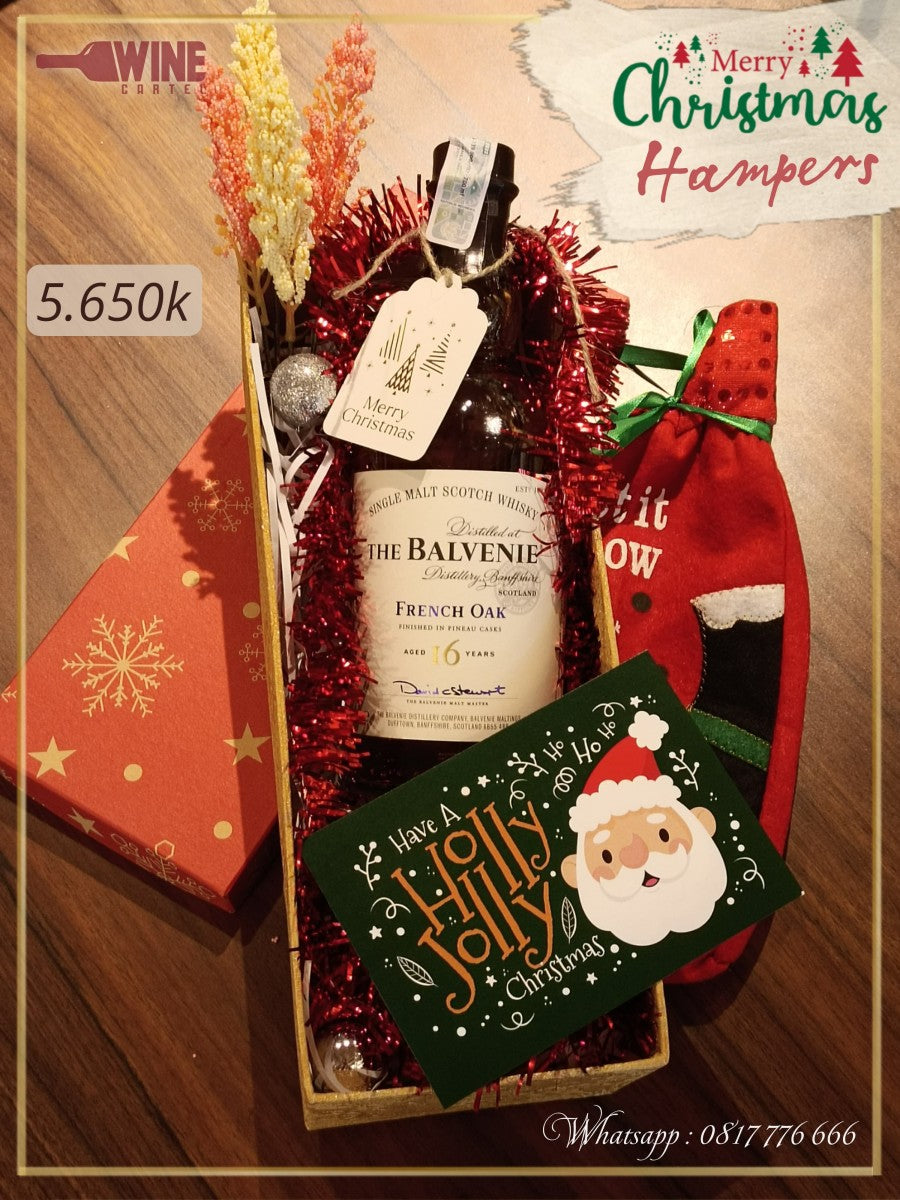 Hampers Xmas Christmas WHISKY Balvenie 16 yo French Oak Singlet Malt SCOTLAND