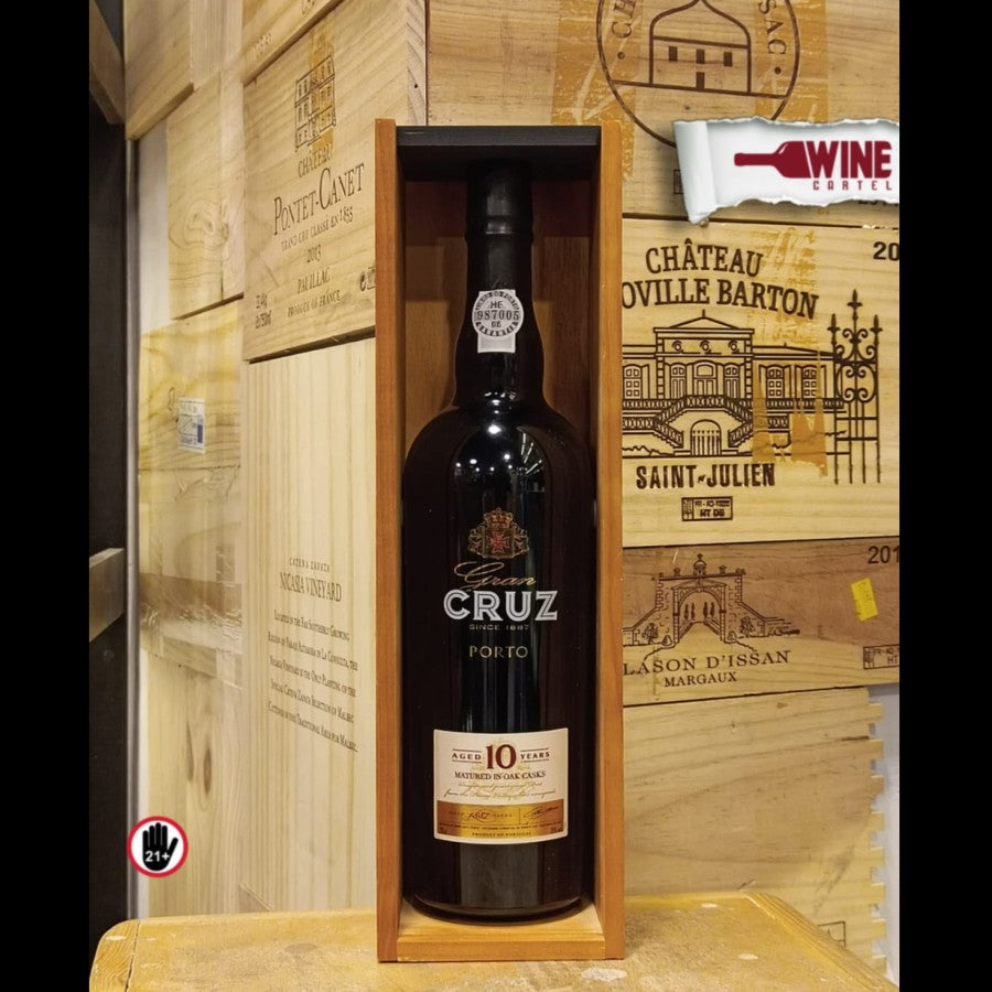 PORT WINE Porto Cruz Gran Cruz 10 Years Matured In Oak Casks 750mL PORTUGAL