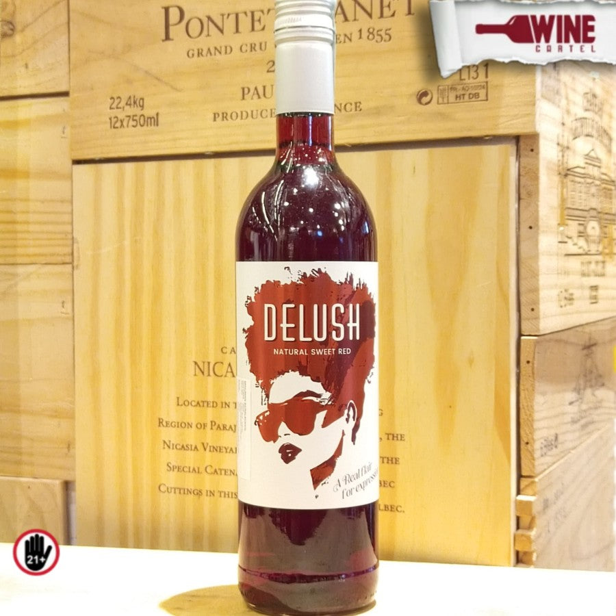 RED WINE Delush Natural Sweet Red Wine 750ml SOUTH AFRICA