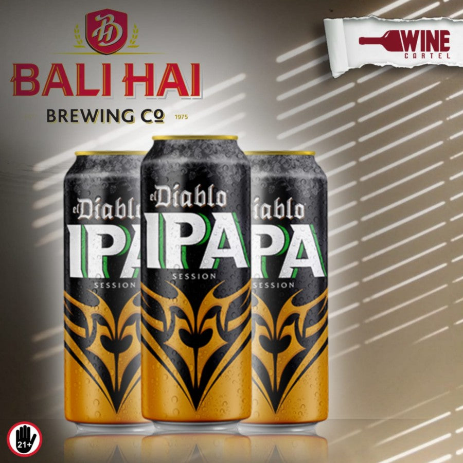 BIR Bali Hai El Diablo IPA Session Bali Hai Beer 500mL x 6 Cans Kaleng INDONESIA