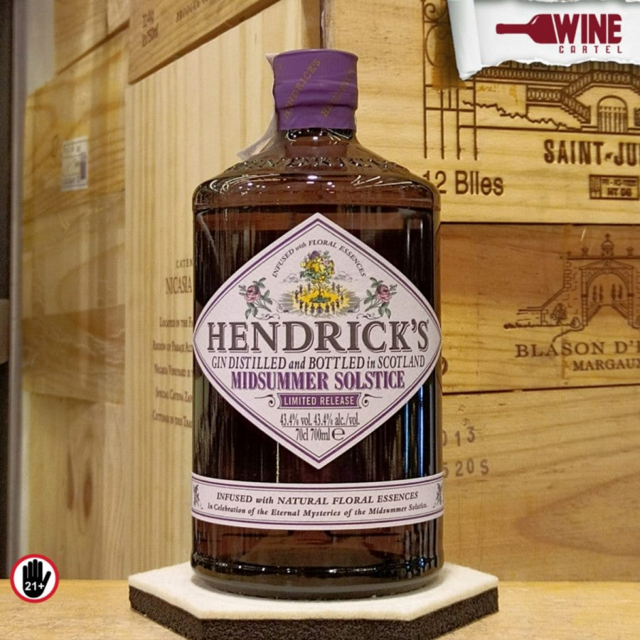 GIN Hendrick / Hendricks Gin MIDSUMMER SOLSTICE 700mL LIMITED RELEASE SCOTLAND