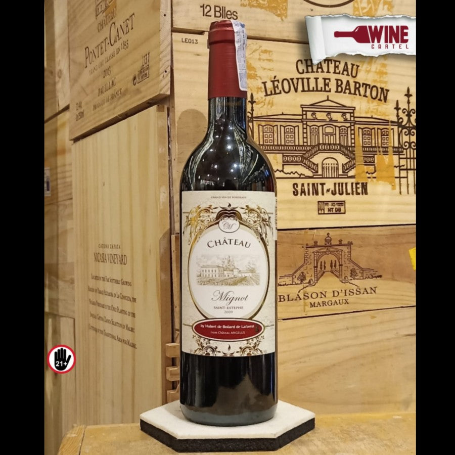 RED WINE Chateau Mignot Saint-Estephe 2009 FRANCE