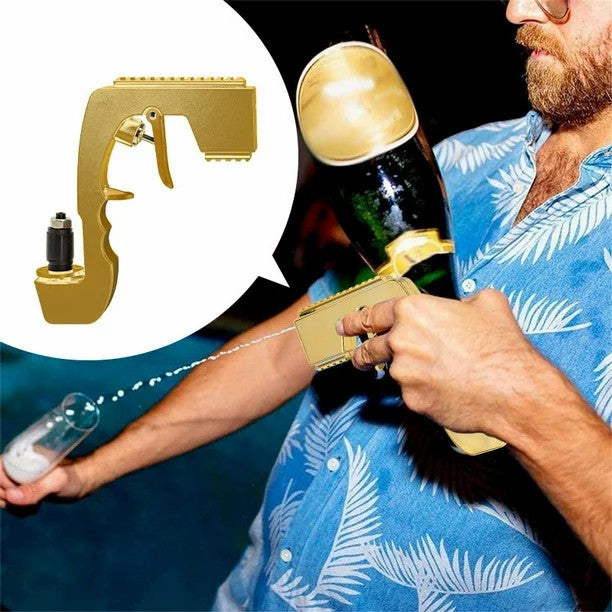 Champagne Spray Shot Squirt Gun Dispenser Wine Beer Party Ceremonial