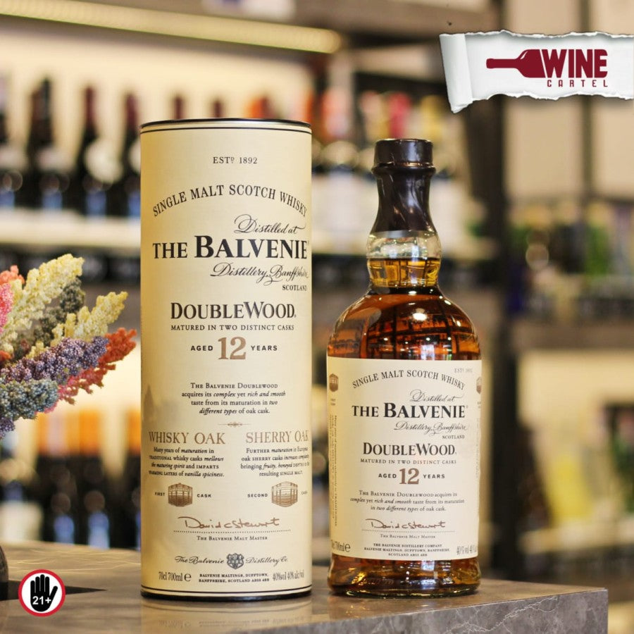 The Balvenie 12 Years Old DoubleWood SInglemalt Scotch Whisky ORIGINAL SCOTLAND