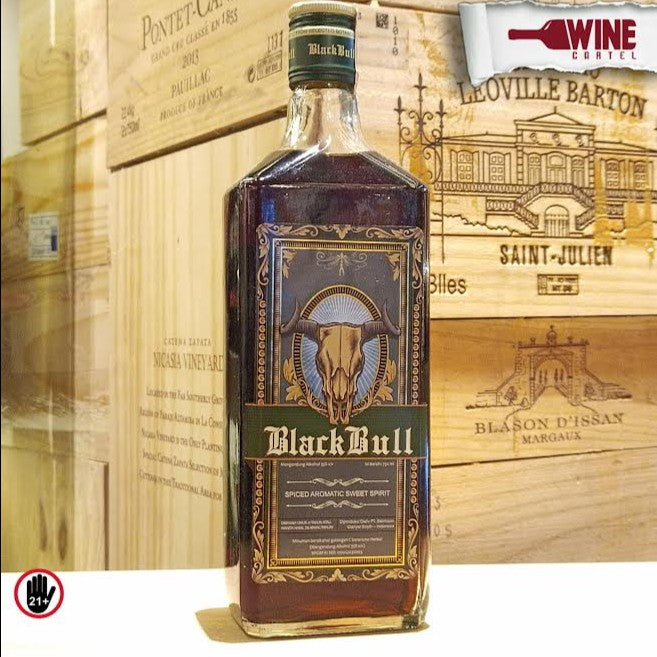 BlackBull Spiced Aromatic Sweet Spirit Liquior - Black Bull 750mL BALI INDONESIA