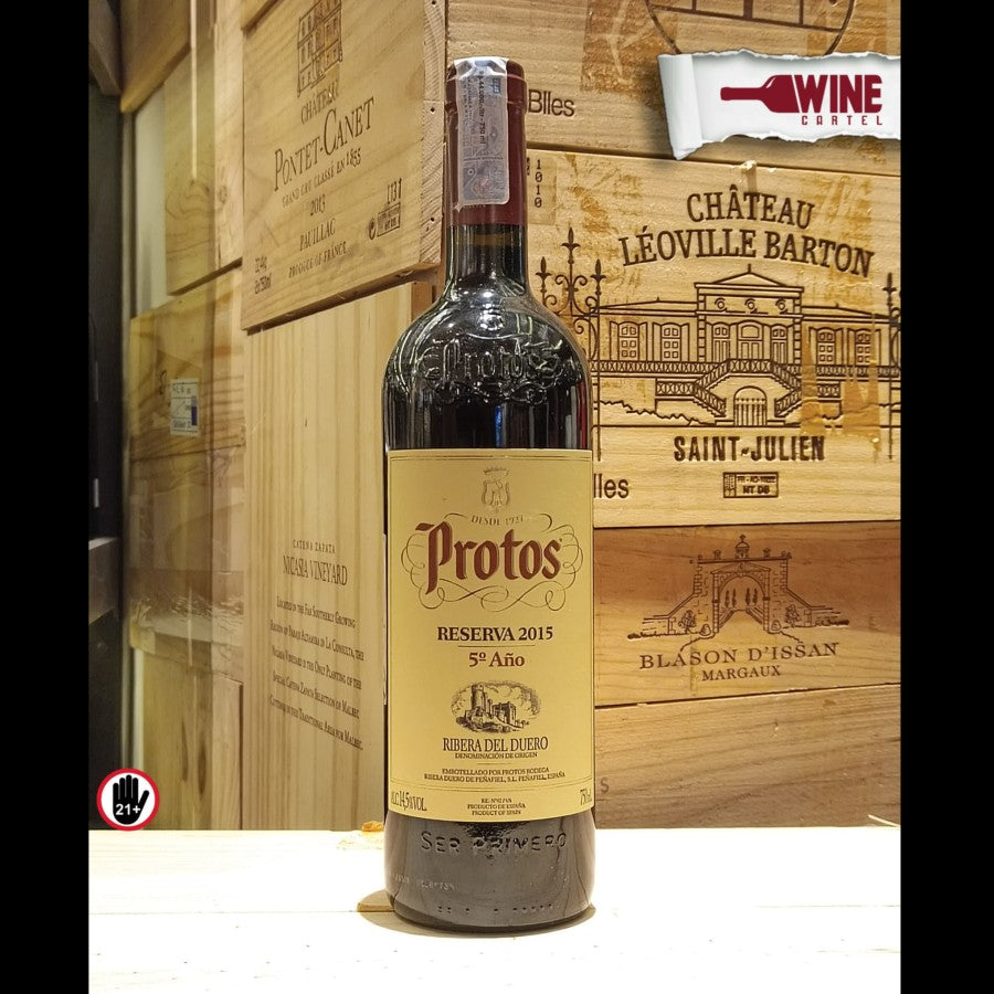 RED WINE PROTOS Reserva 2014 Ribera del Duero 750mL SPAIN