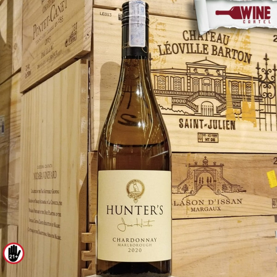 WHITE WINE Hunter's Hunters Chardonnay New Zealand Marlborough 750mL NEW ZEALAND