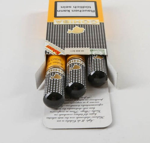 CIGAR CERUTU COHIBA SIGLO II TUBOS / PACK OF 3 WITH TUBOS