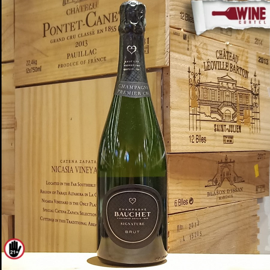 CHAMPAGNE Bauchet Signature Brut Premier Cru 750mL FRANCE